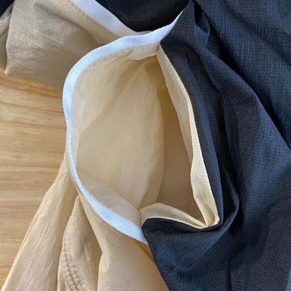 Zyia Active Black And Tan Block Zipper Jacket Full Zip NWT Women's Large - Picture 11 of 12